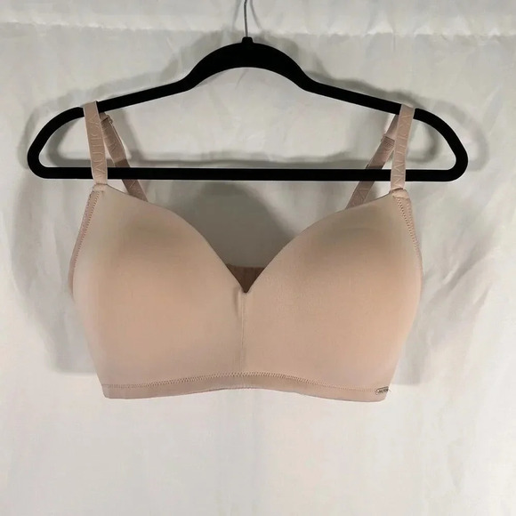 Nautica Bra Women's 38C Light Tan Hook & Eye Padded Adjustable Straps - Picture 1 of 8
